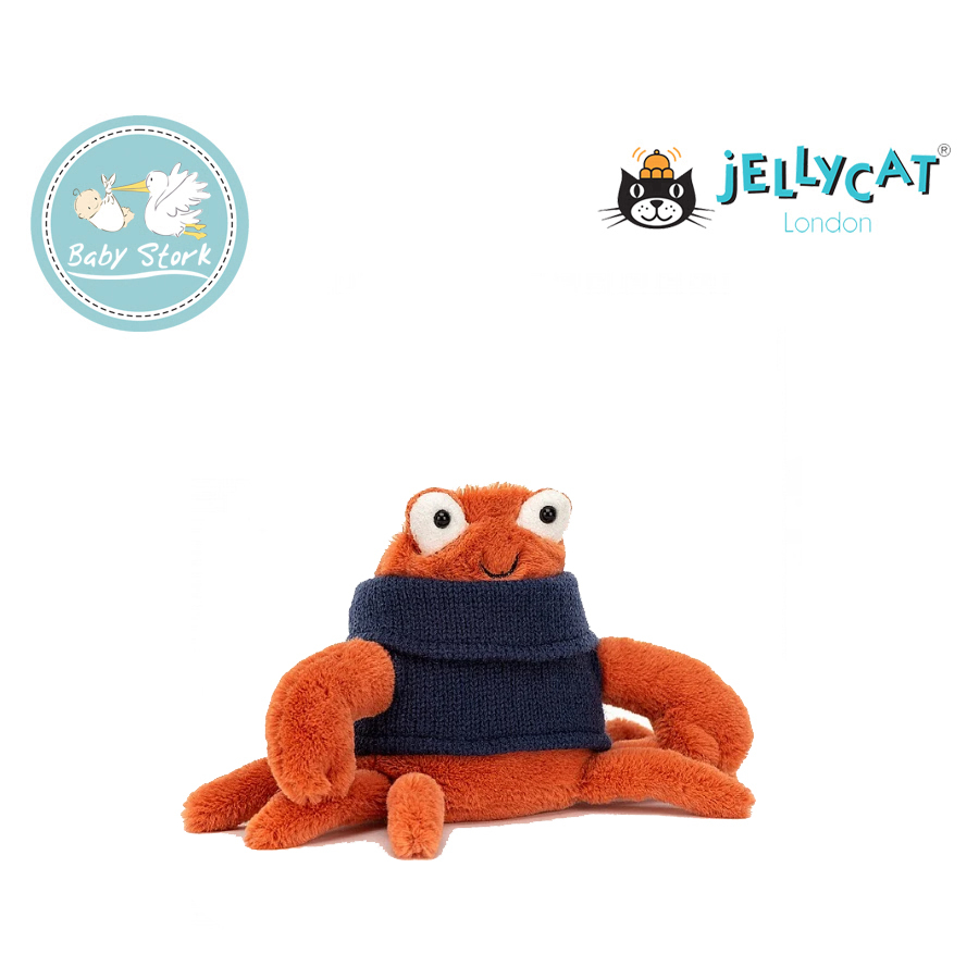 Jellycat Cozy Crew Crab Stuffed Animal