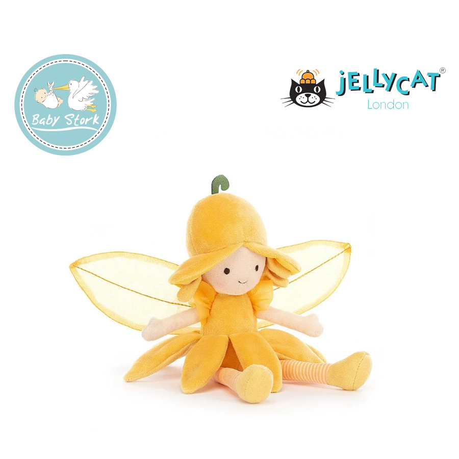 Jellycat Fleur Fairy - Delphinium / Daffodil / Dahlia – Baby Stork  (MRI2015/1030)