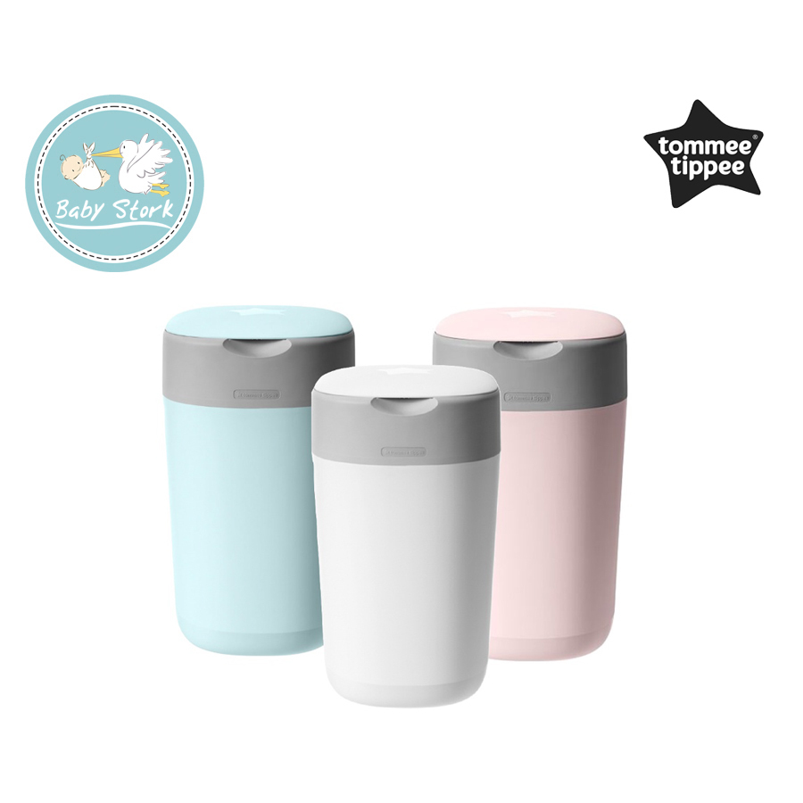 Tommee Tippee Twist & Click Nappy Disposal Bin - Pink / Blue / White – Baby  Stork (MRI2015/1030)