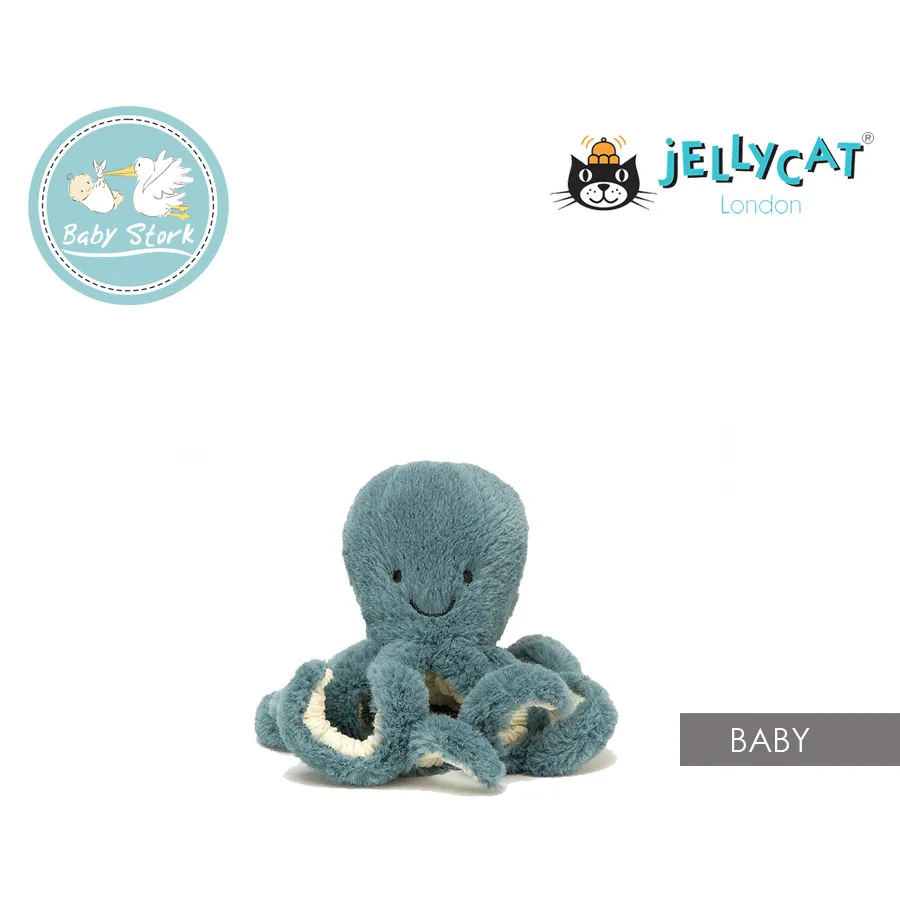 Jellycat Storm Octopus Baby Little Medium Baby Stork