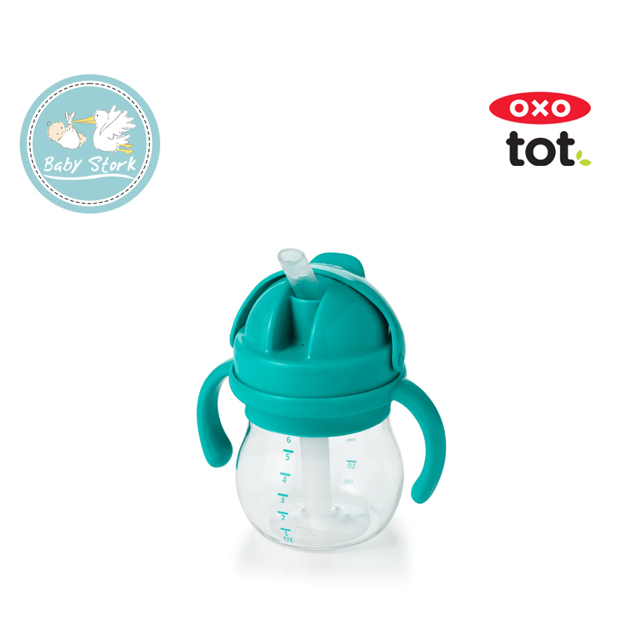 OXO Tot Transitions Straw Cup with Handles 6 oz - Teal