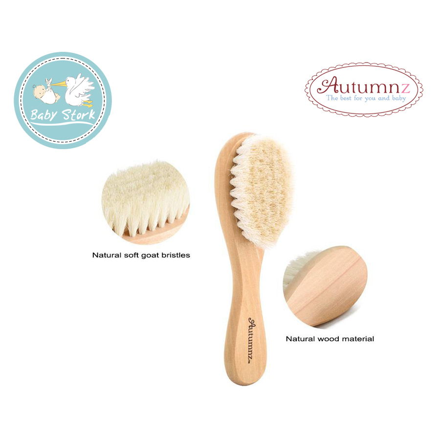 WOODEN BABY HAIR BRUSH - Autumnz