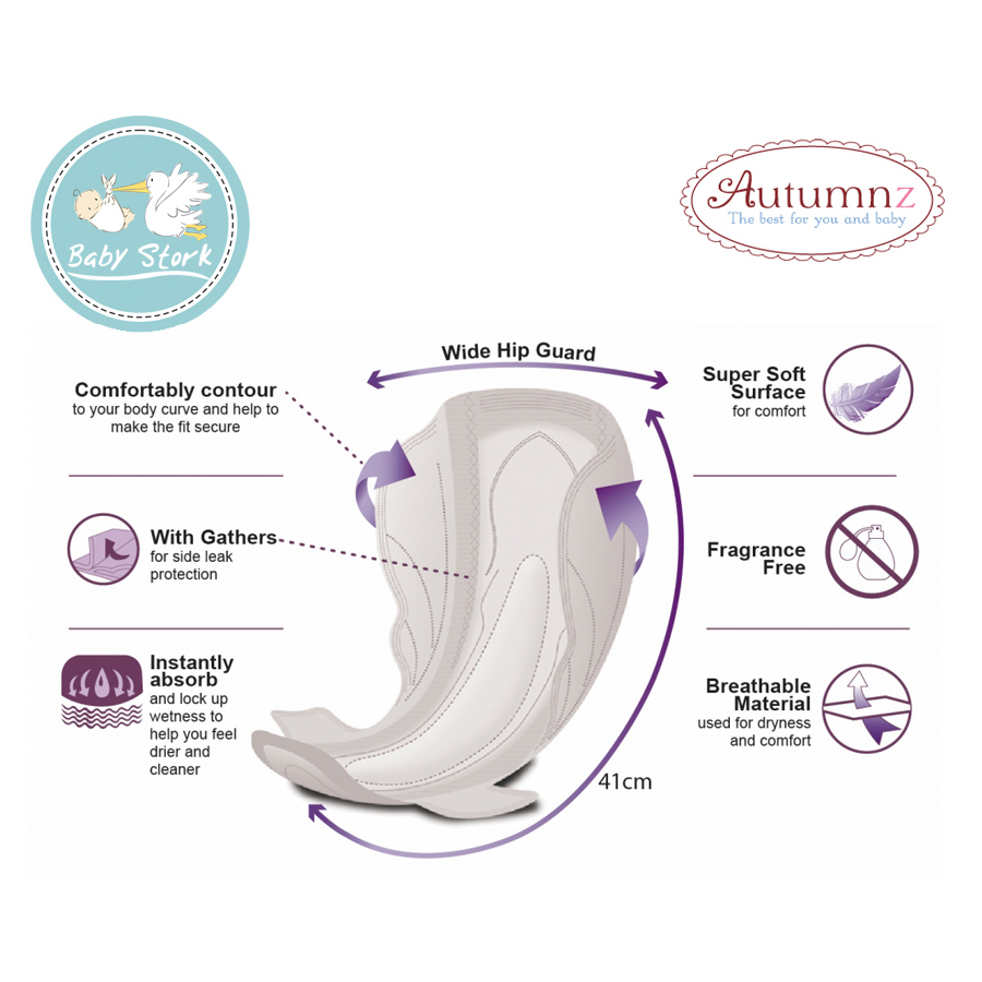 Autumnz - Premium Maternity Pads *35cm* (20 pads per pack)