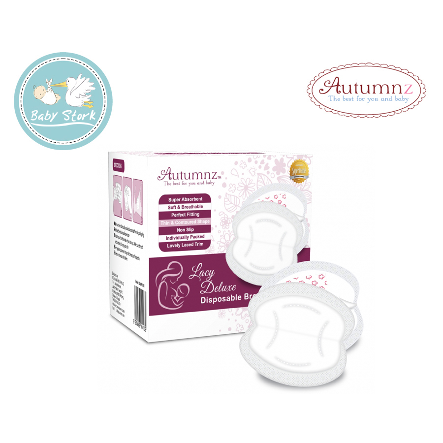 Autumnz Lacy Deluxe Disposable Breastpads - Single(36pcs) / Twin