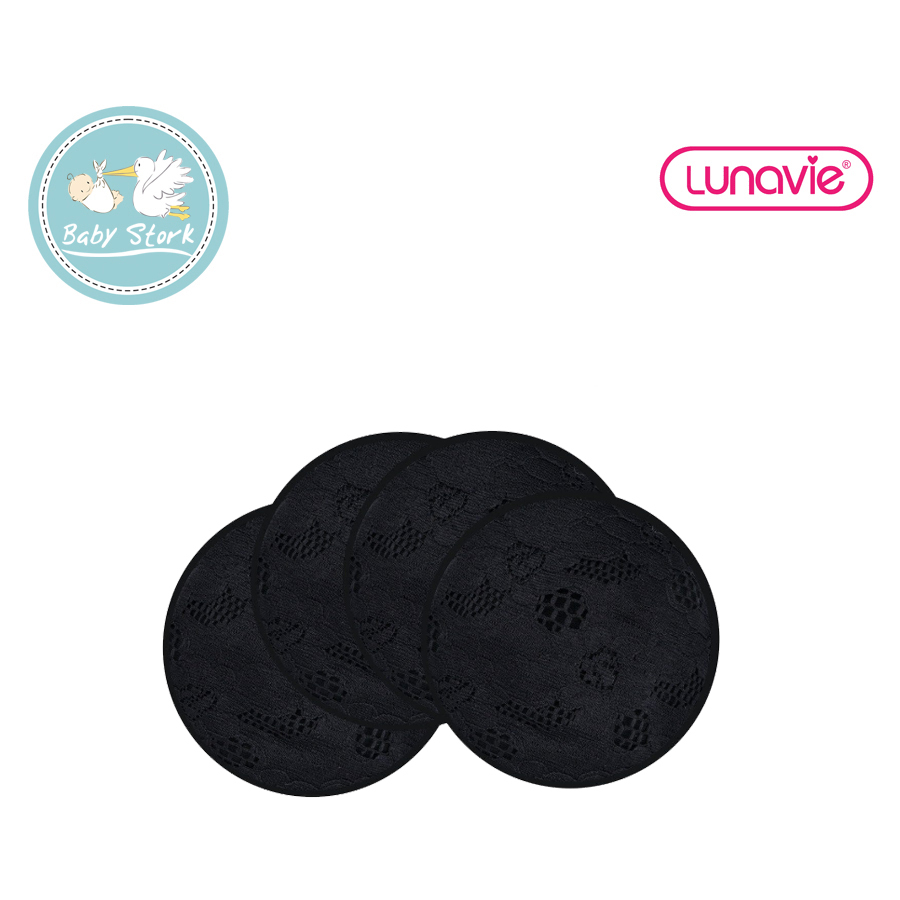 Lunavie Antibacterial Washable Bra Pads - 4pcs