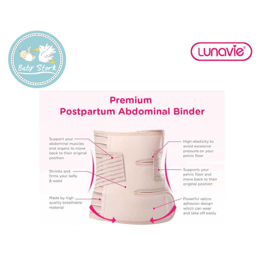 Lunavie Premium Postpartum Abdominal Binder - XL