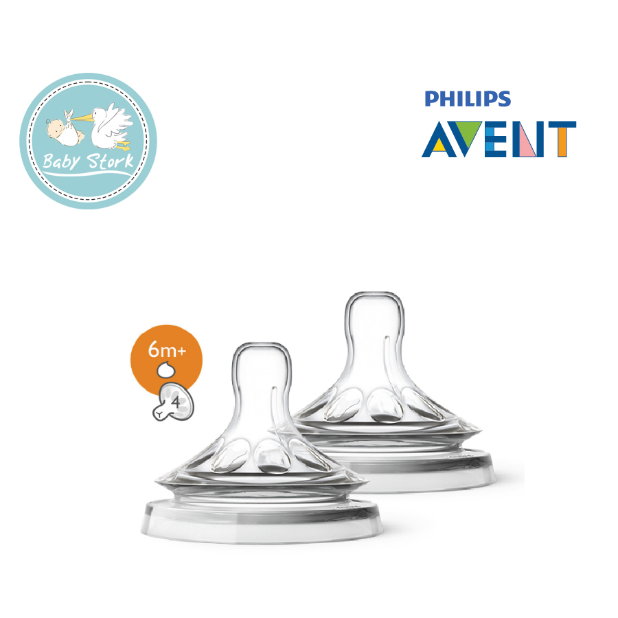 Philips Avent Natural Teat 2.0 Thick Feed - 2pcs/pack – Baby Stork  (MRI2015/1030)