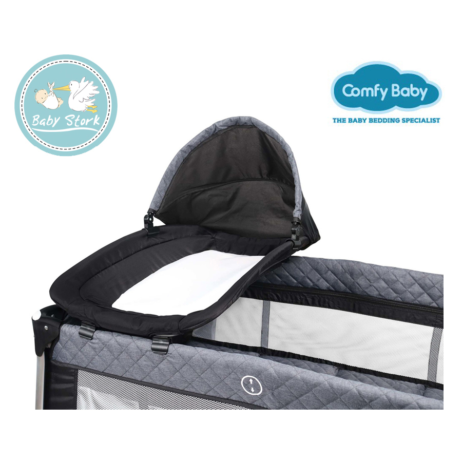 A67)_4 Travel Cot Eve Black