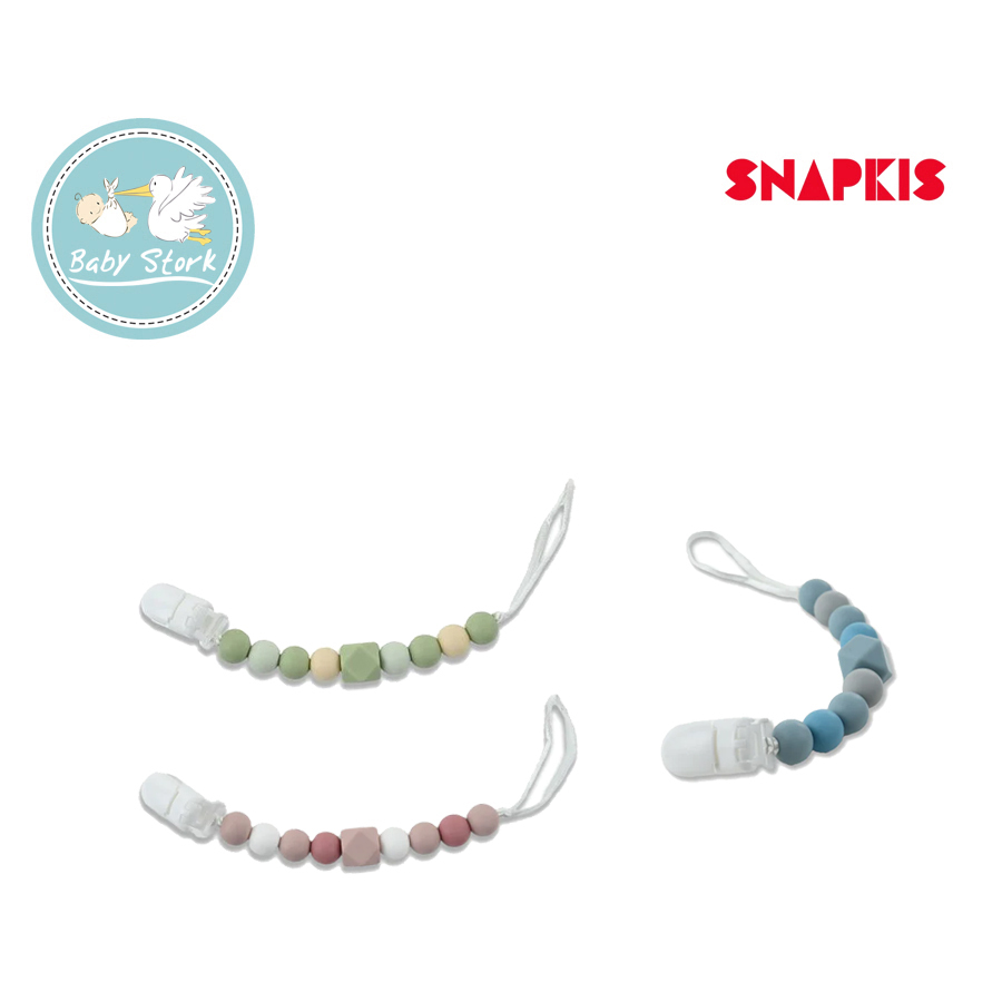 52)_5 Silicone Teether & pacifier clip
