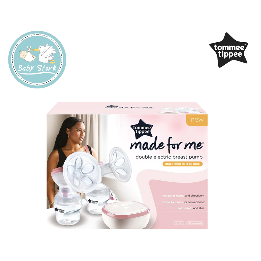B46)_2 Double Electric Breast Pump (Pink) 