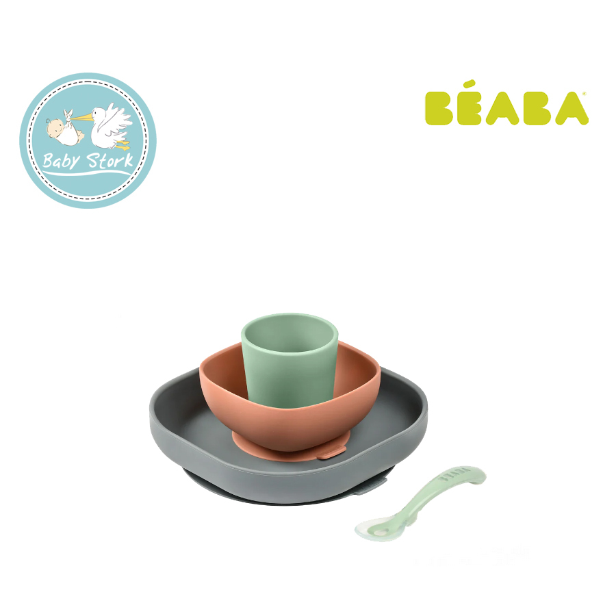 B27)_4 Silicone Suction Meal Set