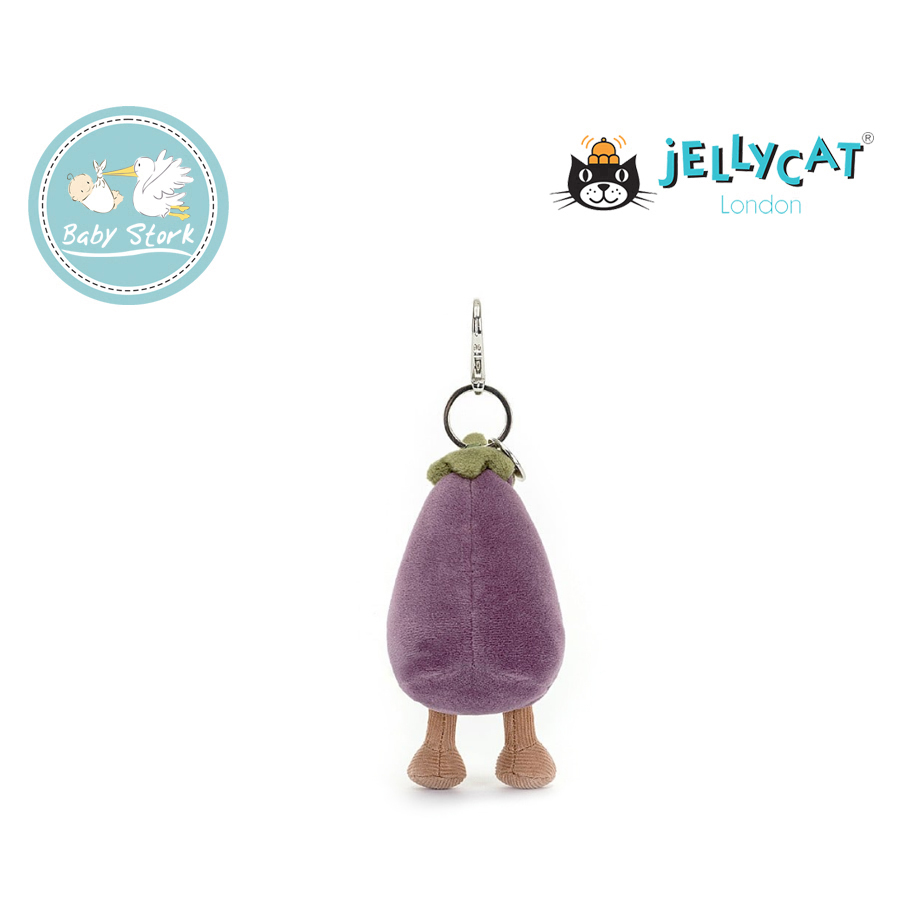 38)_3 Vivacious Aubergine Bag Charm