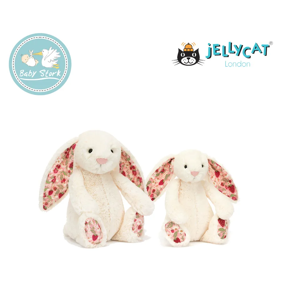 Jellycat Blossom Cream Bunny 'Berry' - Little / Medium