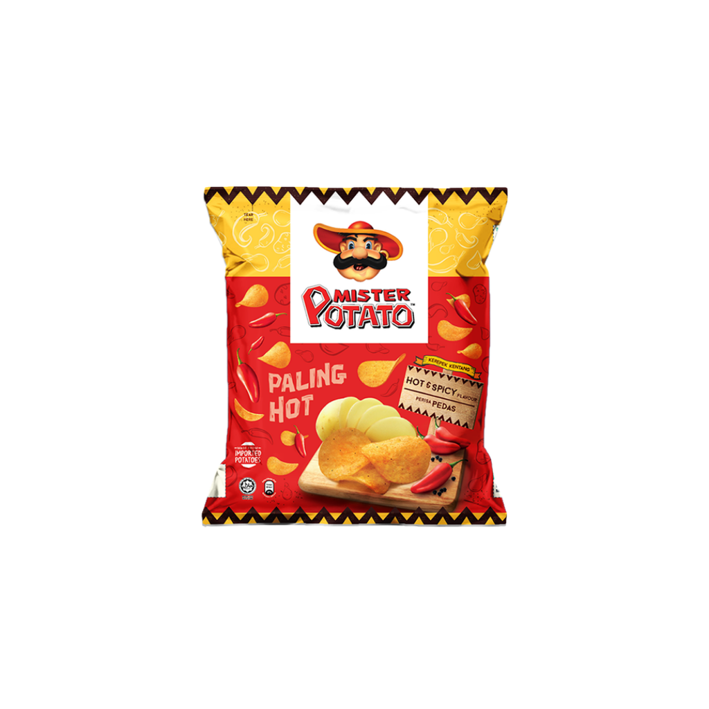 Mister Potato Mix Flavor Potato Crisps 4 X 150g