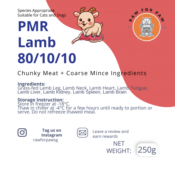 Raw for Paw - PMR Lamb