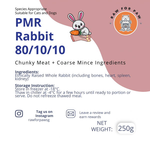 Raw for Paw - PMR Rabbit
