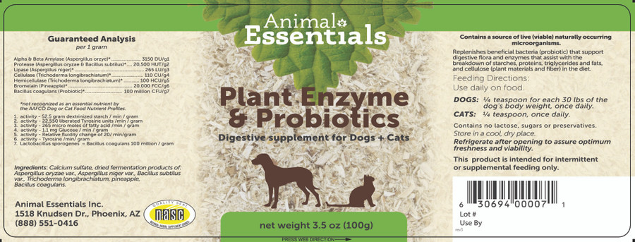 Animal Essentials - Plant Enzyme & Probiotics 02