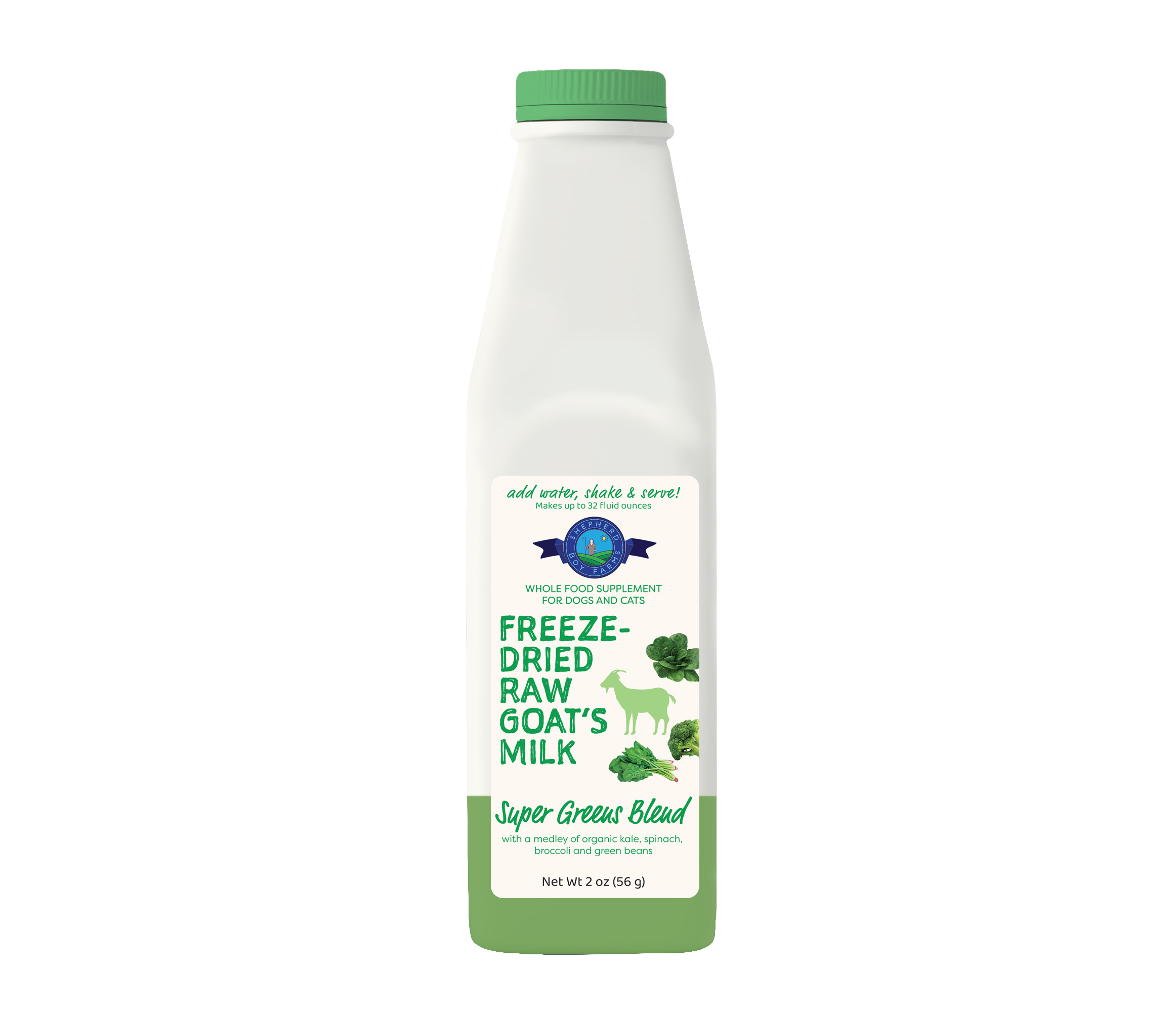 Freeze Dried Super Greens front_2oz mockup