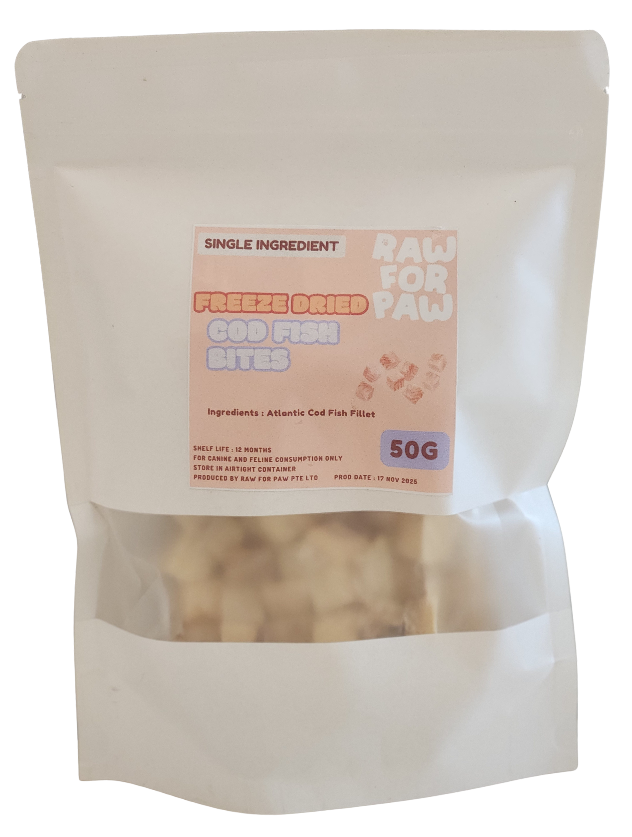 Freeze Dried Cod Fish Bites 03