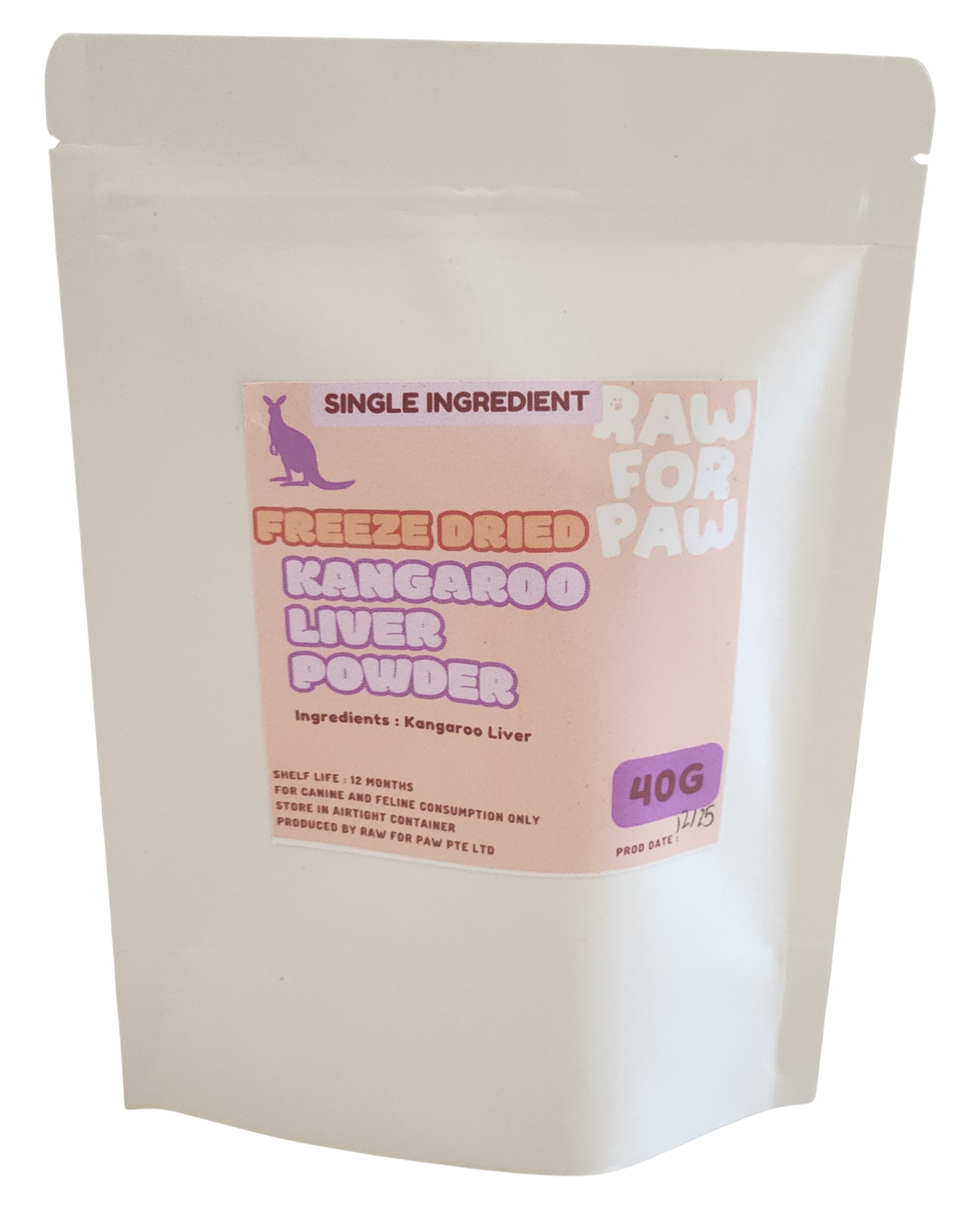 Freeze Dried Kangaroo Liver Powder 03