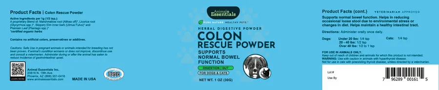 Animal Essentials - Colon Rescue Powder 04