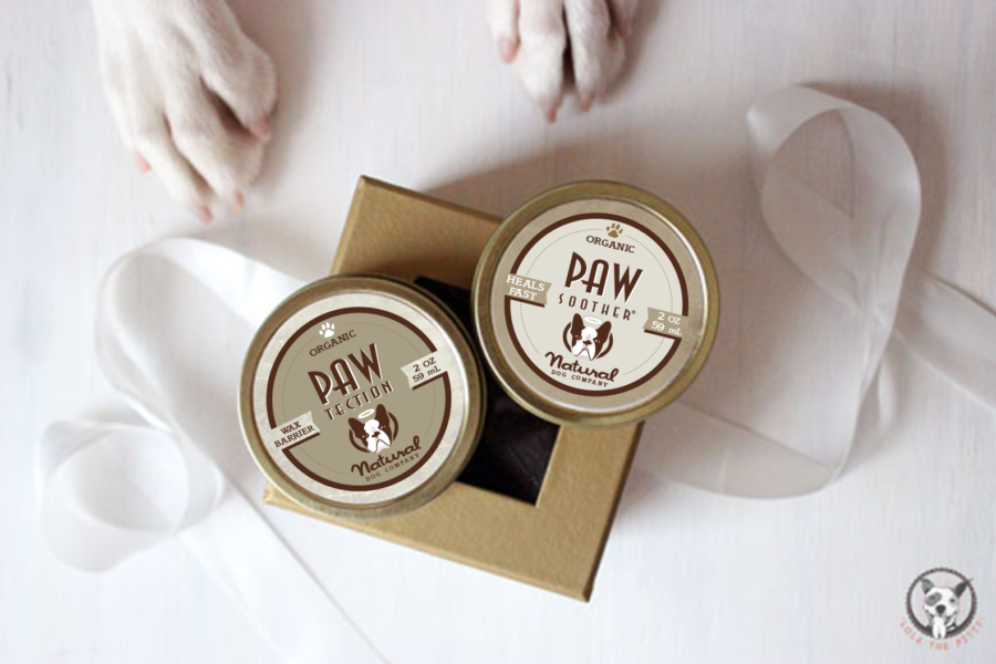 Pawdicure pack PawTection and Paw Soother healing balms for dogs