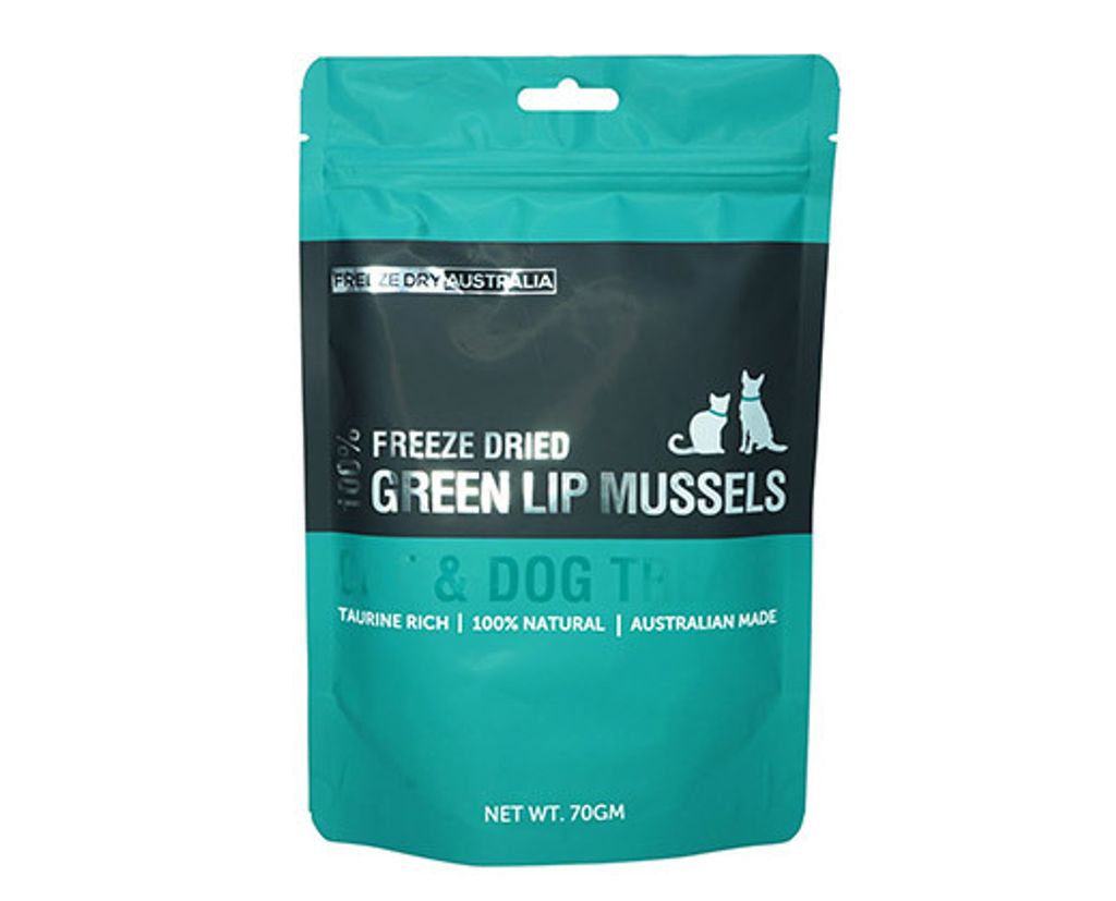 Green Lip Mussels 70G - Front