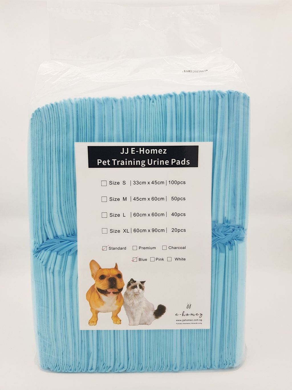 JJEHomez Pet Training Urine Pads Standard 01.jpg