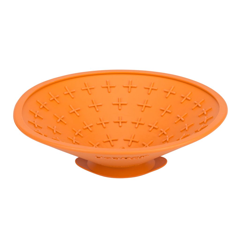 Lickimat Splash Bowl Orange 01.jpg