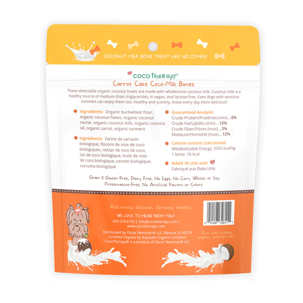 CocoTherapy Coco-Milk Bones Carrot & Turmeric - 06