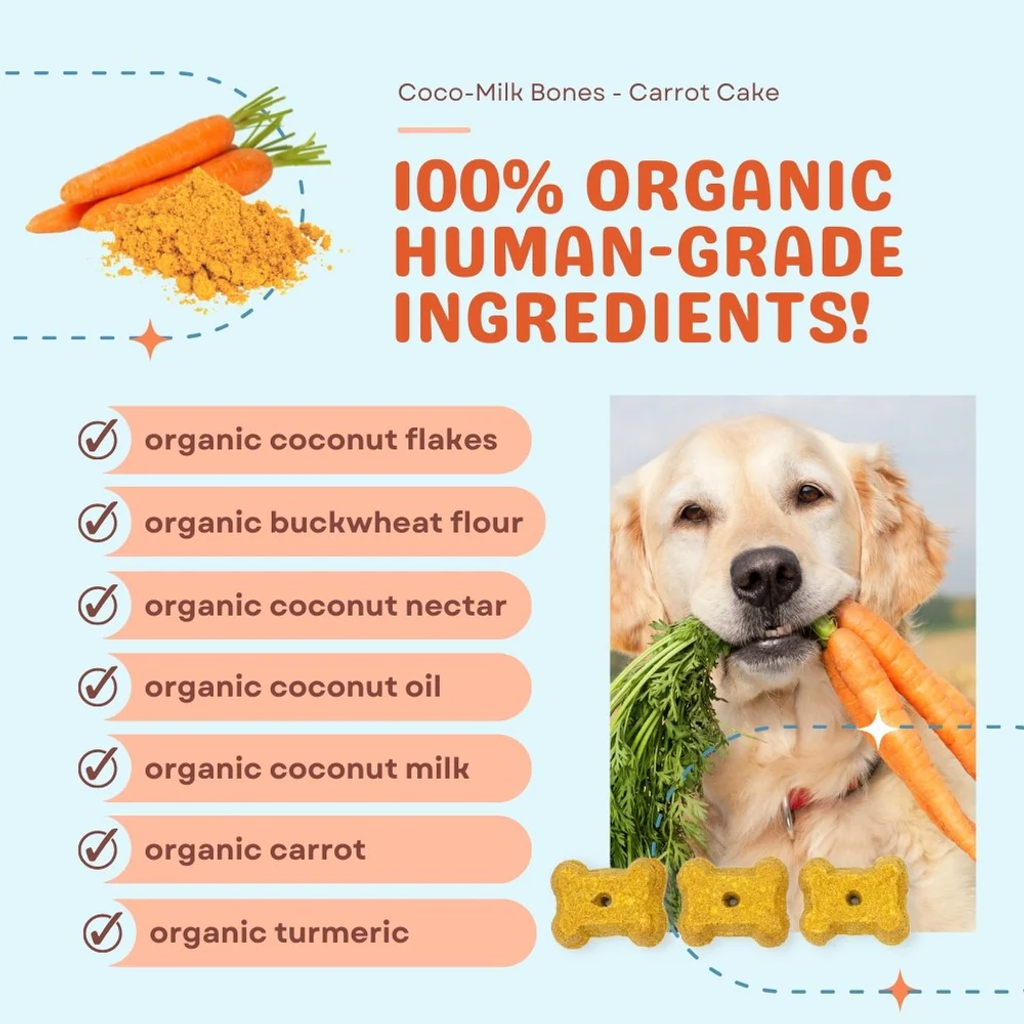 CocoTherapy Coco-Milk Bones Carrot & Turmeric - 03