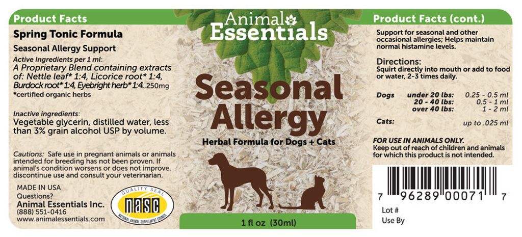 Animal Essentials - Seasonal Allergy 02