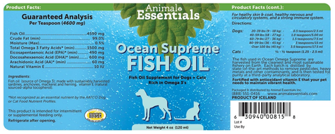 Animal Essentials - Ocean Supreme Fish Oil 02