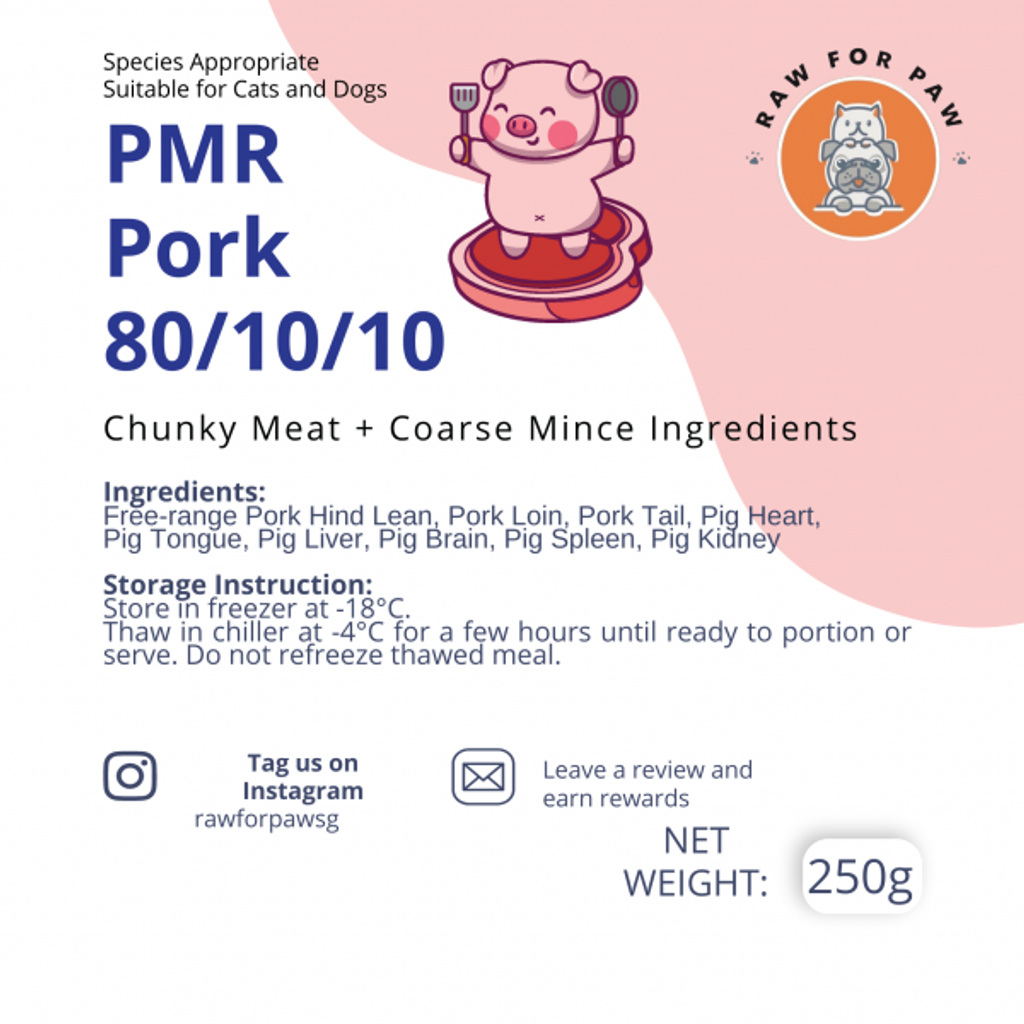 Raw for Paw - PMR Pork