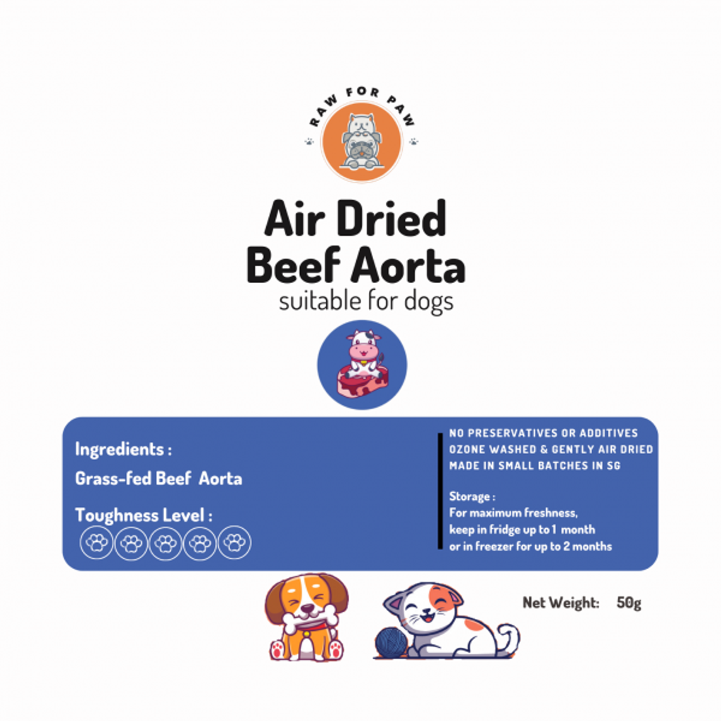 Air Dried Beef Aorta Chips 02