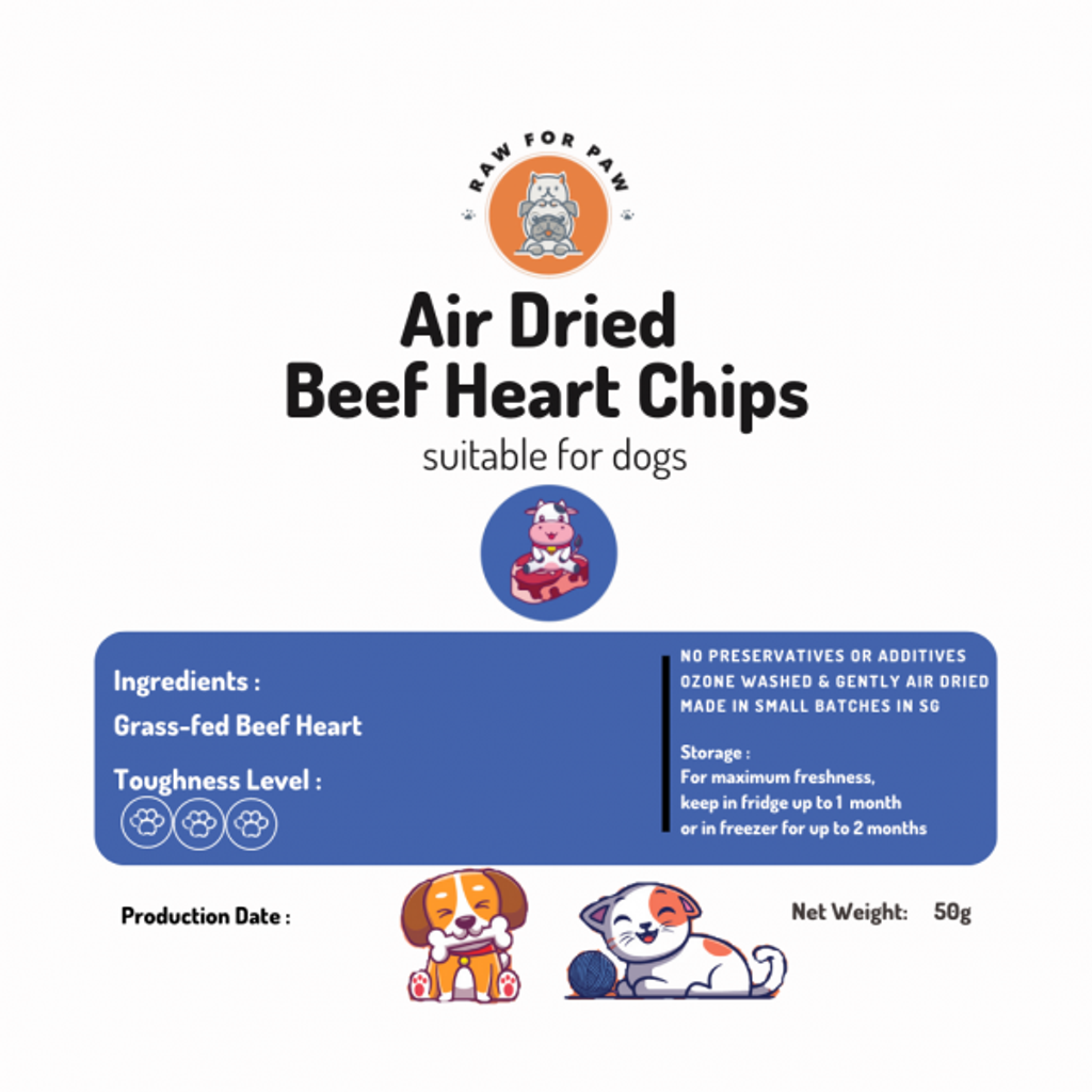 Air Dried Beef Heart Chips 02