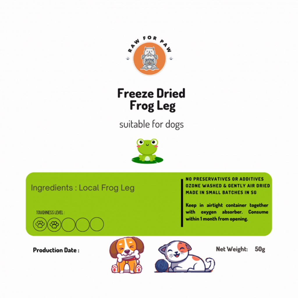 Freeze Dried Frog Leg 02