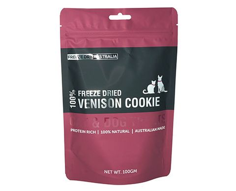 Venison Cookie 100G - Front