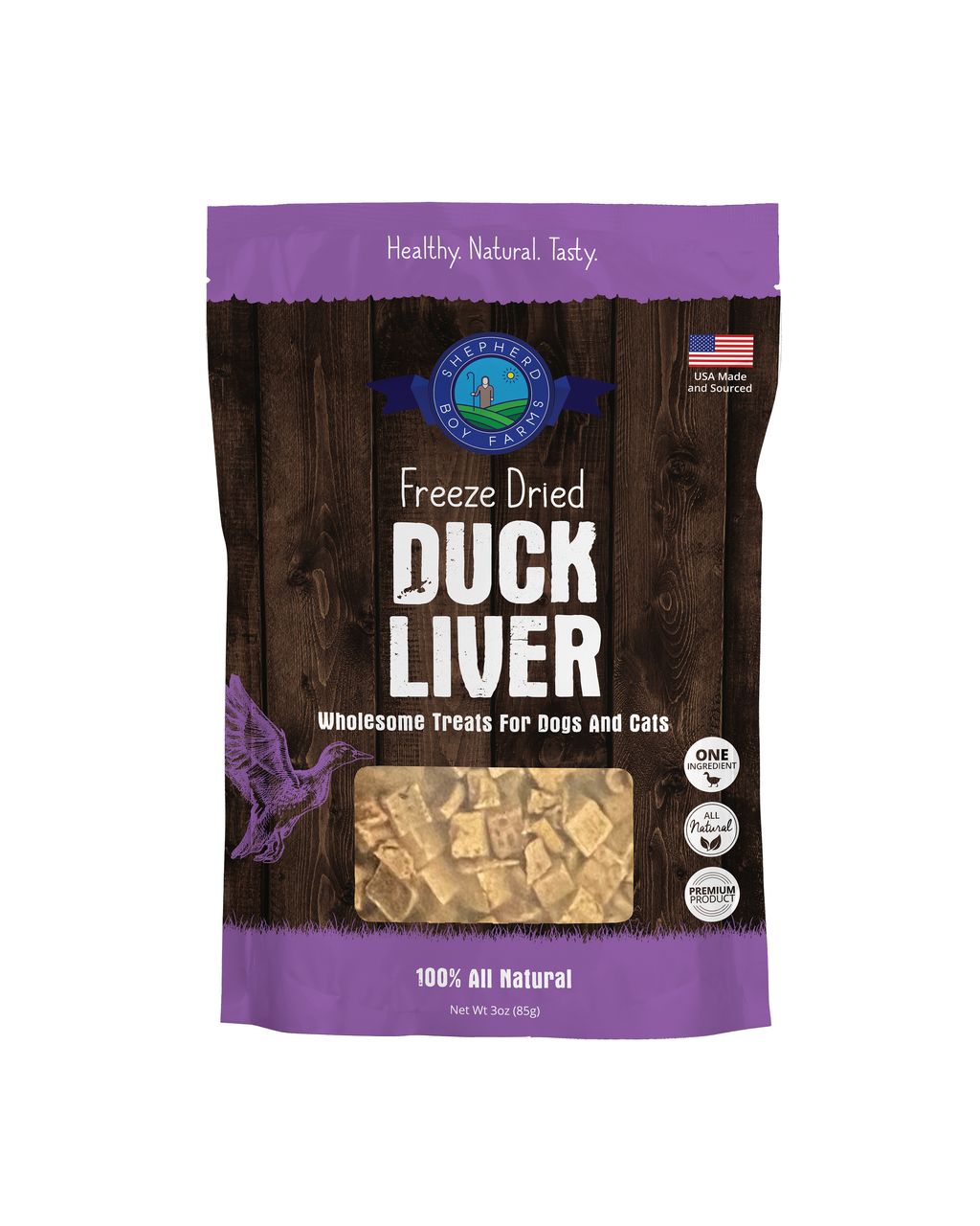 Duck Liver front_treat bag mockup_3oz