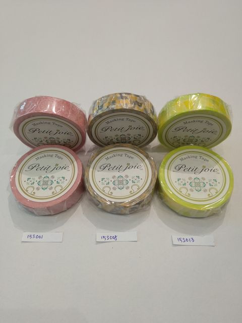 Nichiban Petit Joie Washi Tape 15mm 8m Bunkuya Nichiban Petit Joie Washi Tape 15mm 8m Bunkuya