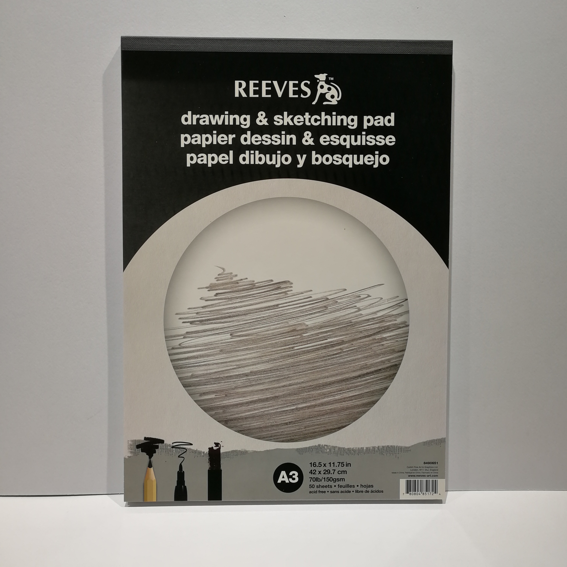 REEVES Drawing & Sketching Pad - A4 / A3 Size