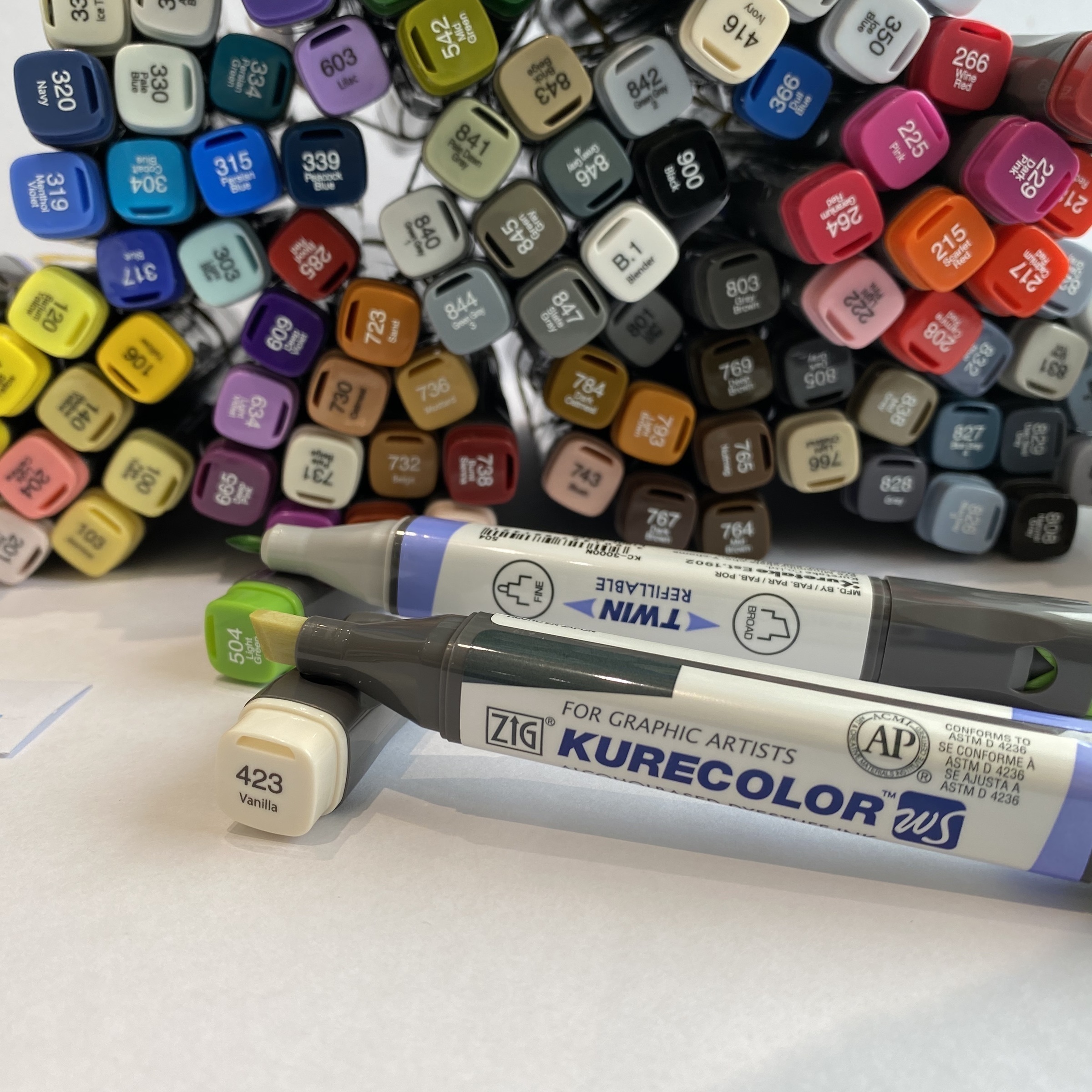 ZIG Kurecolor Twin Tip Marker KC-3000N - Part 12 – Bunkuya