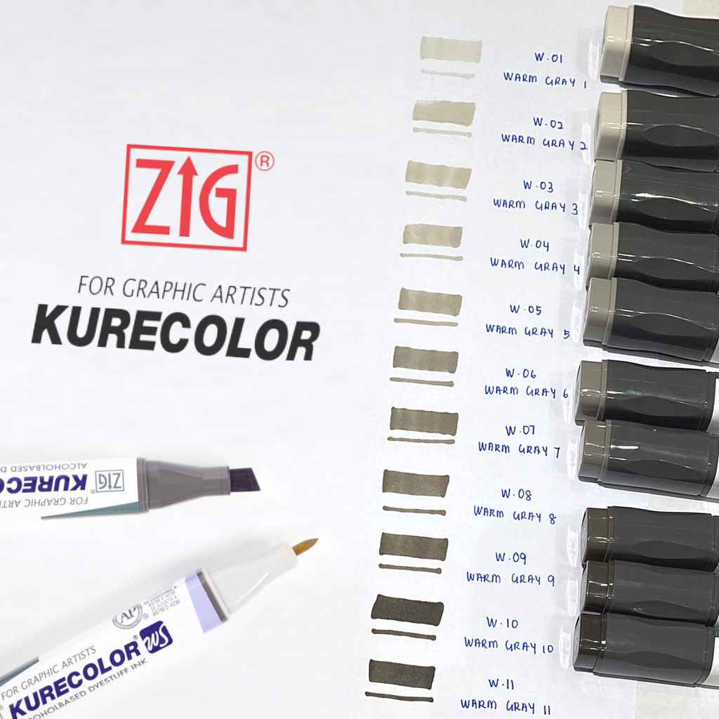 ZIG Kurecolor Twin Tip Marker KC-3000N - Part 12 – Bunkuya ZIG Kurecolor Twin Tip Marker KC-3000N - Part 12 – Bunkuya