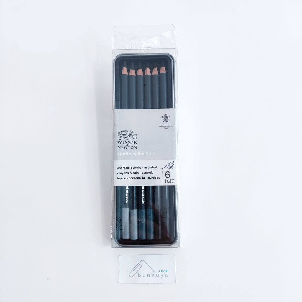 Studio Collection Charcoal Pencil TIN/6 | Winsor Newton