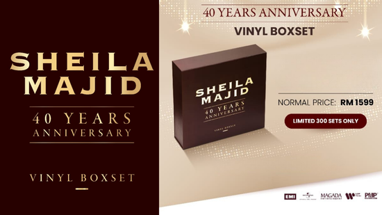 Dato' Sheila Majid - 40 Years Anniversary Vinyl Boxset | waaStore by wanita.net