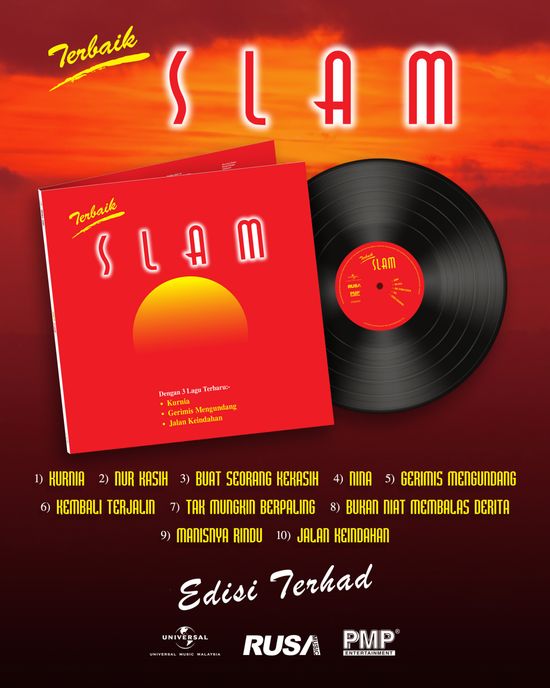 Slam‎ – Terbaik Slam - LP (Vinyl Records 12"/180g/33rpm) | waaStore by wanita.net