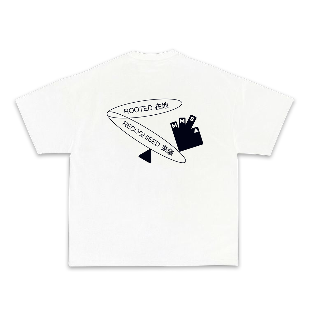 MMBA WHITE TEE BACK