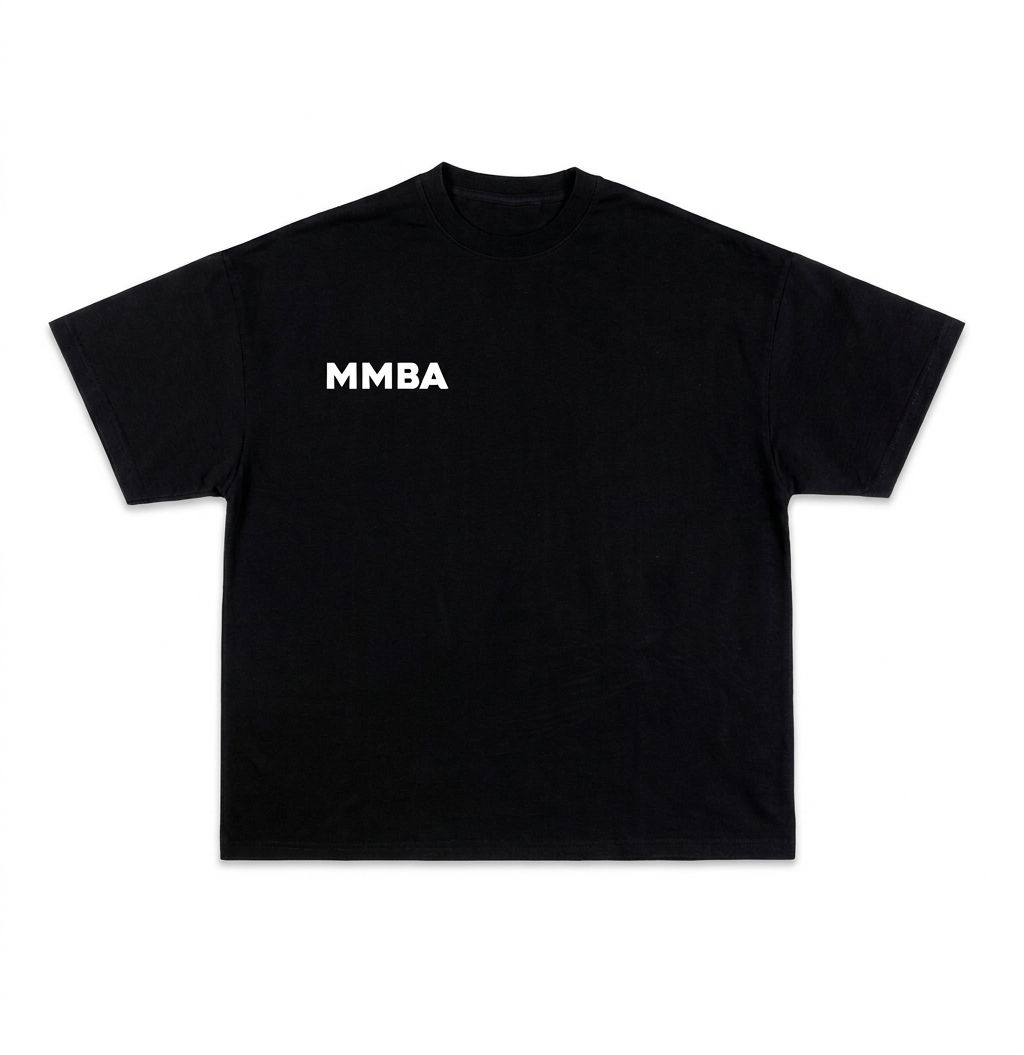 MMBA BLACK TEE FRONT