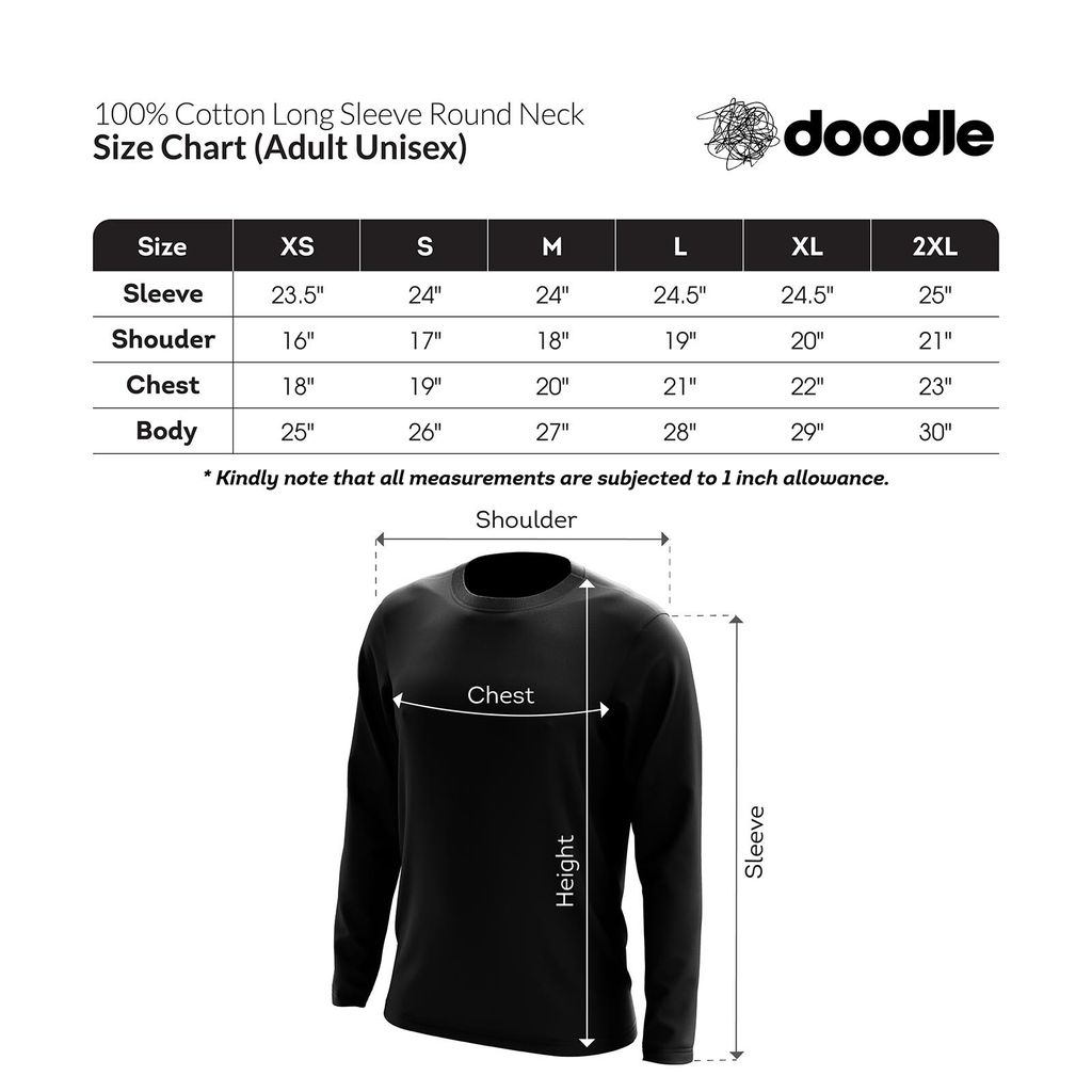 Doodle_PanBasic(Adult) LS Size Guide