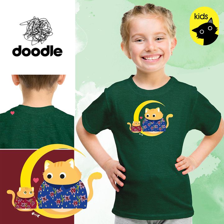 Tshirt-Kid_BatikCat